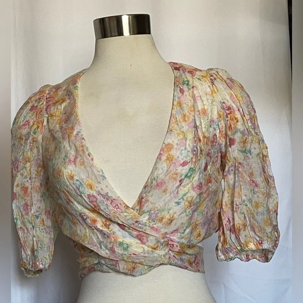 MinkPink Elvire wrap top - Picture 9 of 9